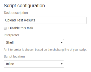 Linux: Script Configuration