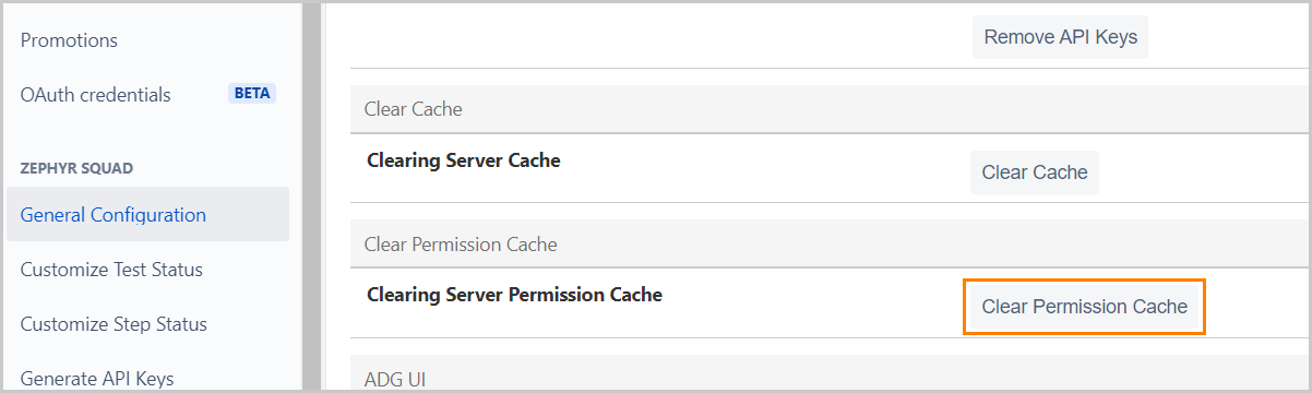 Clearing Permission Cache