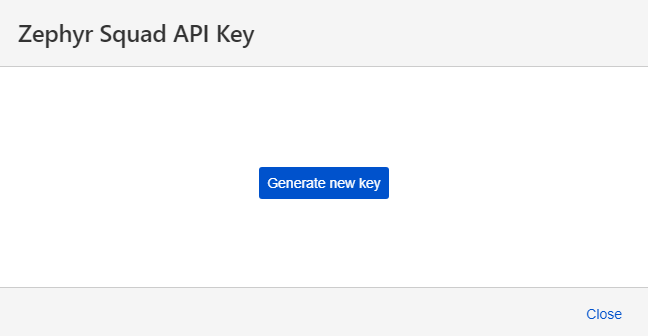 Generate new key