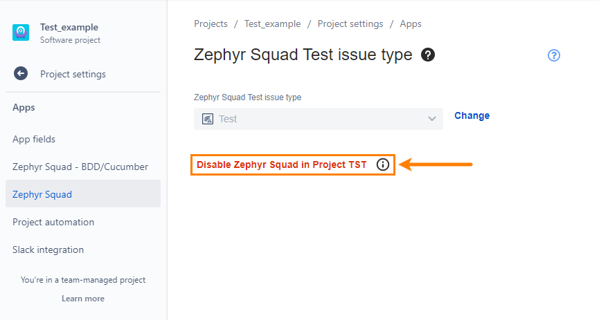 Disabling Zephyr Squad