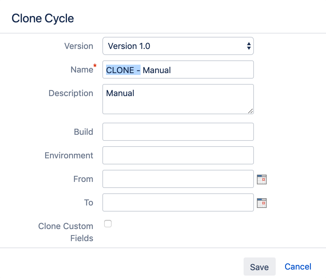 Enabled 'Clone' prefix